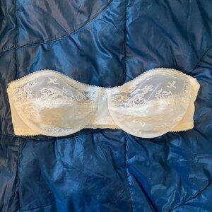 Vintage Lady Marlene Bandeau Strapless Bra, Size 34B
